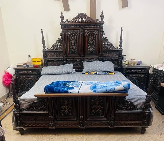 Modern Chinioti Bed Set Beds 1080626330