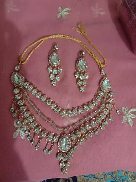 wedding  pink froke with heavy dupata 9