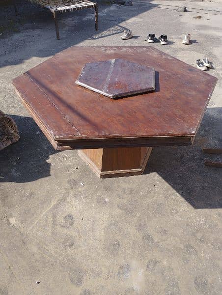 wooden table buffet table dining table without chairs only table 3