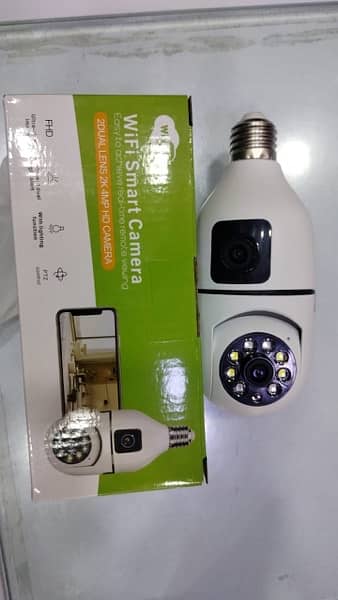 Wifi PT Bulb Wireless Camera HD Day Night Coloured Vision 1