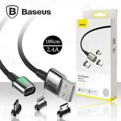 Baseus Zinc Magnetic 3 in 1 Fast Charging Cable