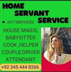 MAID, BABY SITTER, PATIENT ATTENDENT, COOK, HELPER, DRIVER