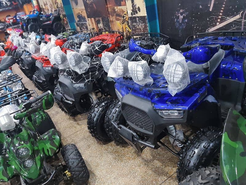 two seat Big size quad 4 wheels 124cc delivery all Pakistan 10