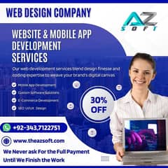 Professional Custom Website & Mobile app development Service