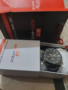 Branded Imported original stainless steel watch (Dual machine)