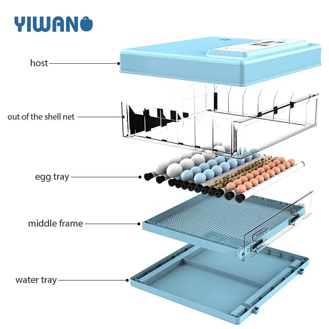 YIWAN drawer type 70 eggs incubator full automatic - Free Delivery 2