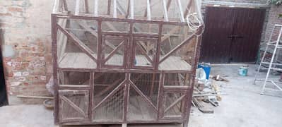 Wooden(Shesham) cage good condition