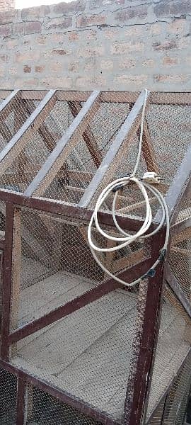 Wooden(Shesham) cage good condition 1