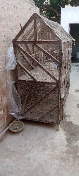 Cage Wooden(Shesham)  good condition for sale 4