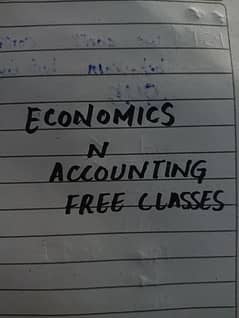 Free Economics and Accounting Classes