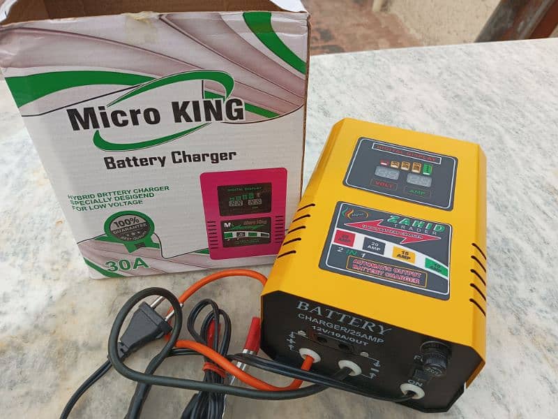 12v Tall inverter type Battery charger 30amp trickle charger system 15