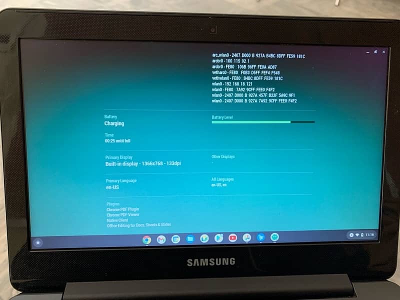 Samsung  google Chrome Book 4 Gb 16 Gb ssd Fresh stock-pc available 6