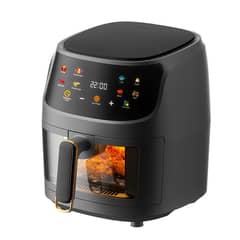 New Silver Crest 8 Liter Air Fryer - Digital Color Touch Screen- 2400W