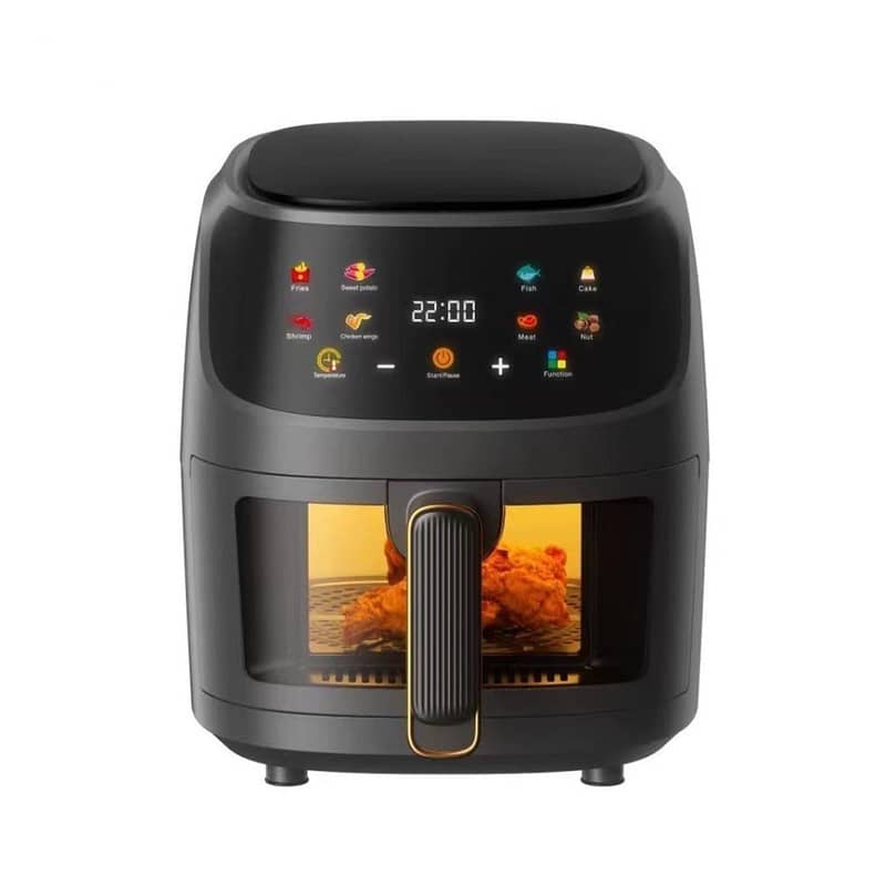 New Silver Crest 8 Liter Air Fryer - Digital Color Touch Screen- 2400W 16