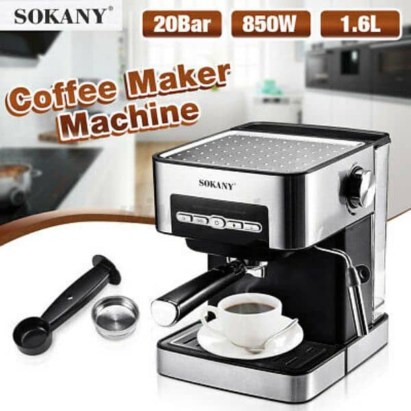 Imported Coffee Espresso Cappuccino Maker Steamer Froather function 3