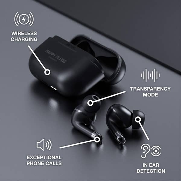 Happy Plugs Air 1 ANC Wireless Bluetooth buds Active Noise Cancelling 4