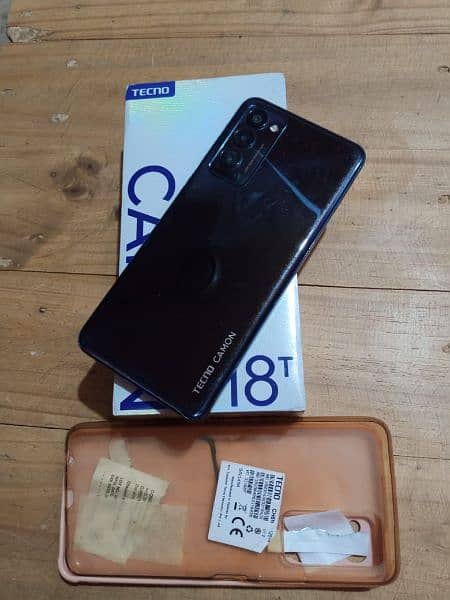 Tecno camon 18t 4+3/128 pta approved 10/10 urjent sale 4