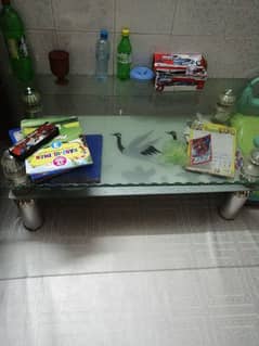 center glass table