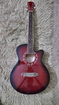 40inch Guitar (No 1 brand: kapok ) Red and Black fade colour.