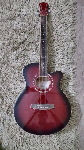 40inch Guitar (No 1 brand: kapok ) Red and Black fade colour. 0