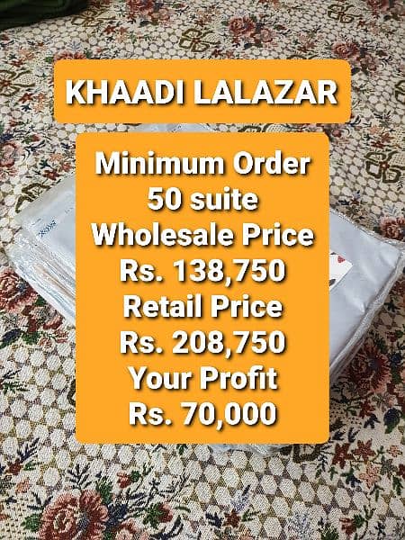 Khaadi Lalazar Summer Collection Wash and Wear Fabric 13