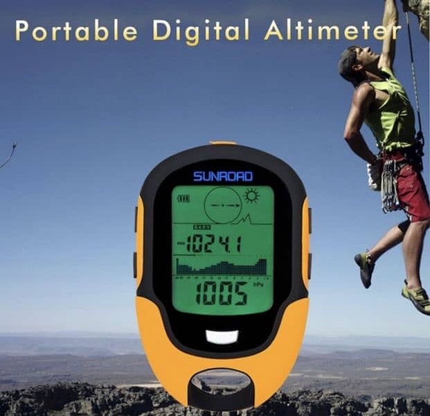 8 in 1 Electronic Digital Multifunction LCD Compass Altimeter Barome 3