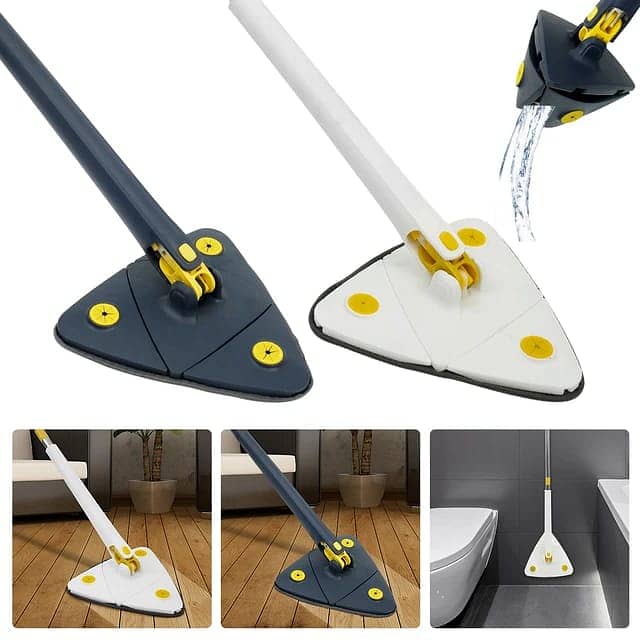 Cleaning Mop 360° Rotatable Super Water Absorption Triangular 1