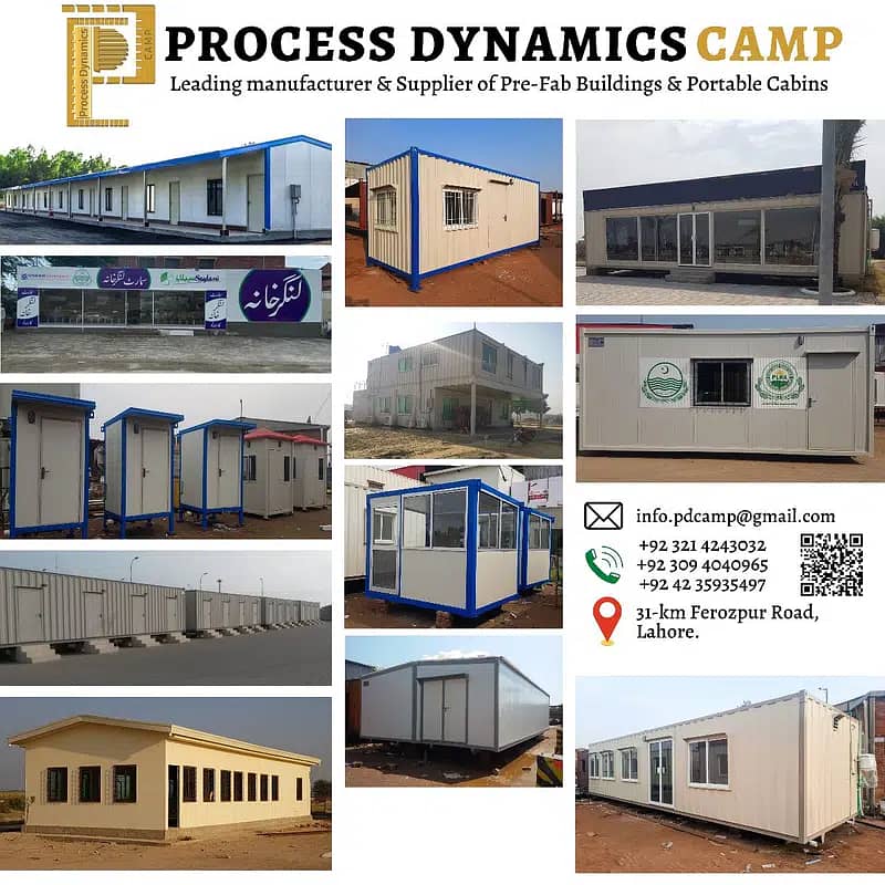 Portable buildings, containers, cabins, guard rooms, kitchen, office 8