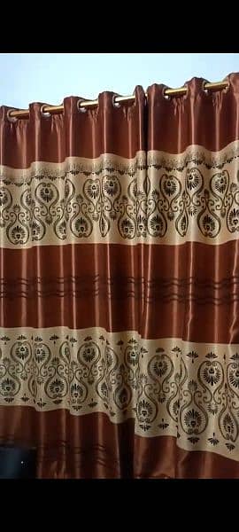 Full n final price 5000 Curtains | Golden Brown Parda | 5 pieces parda 3