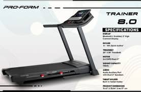 Proform Trainer 8.0 Treadmill Fitness Machine & Gym Equipment 0