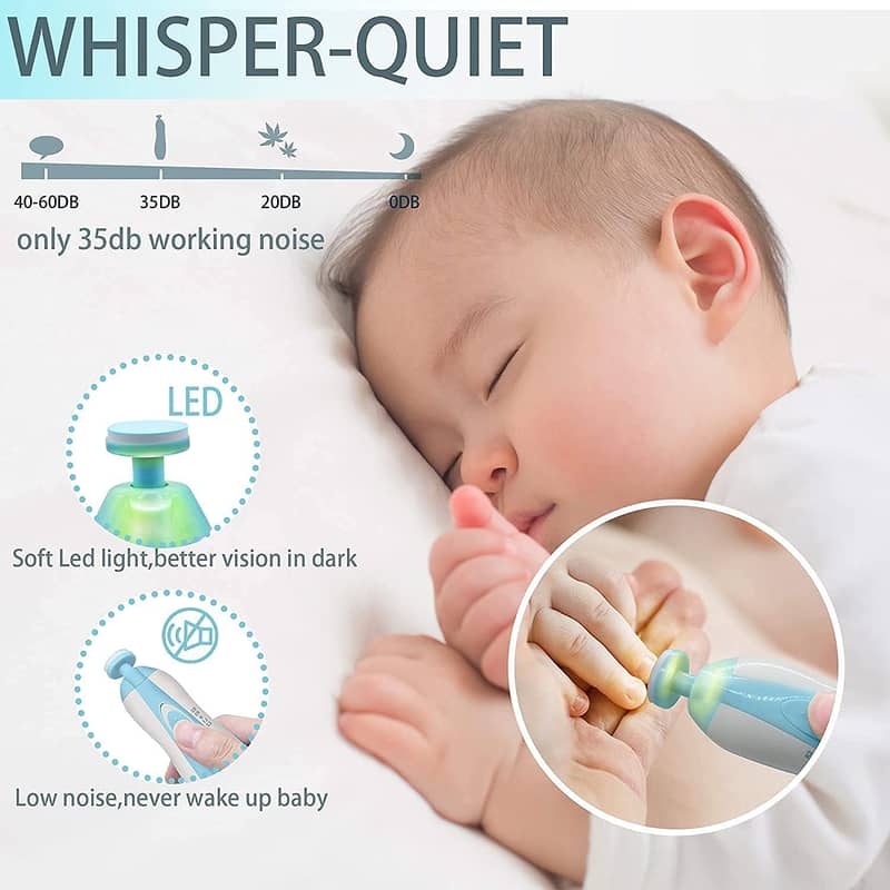Baby Nail Trimmer Multifunctional Electric Baby Nail File Clippers nai 3