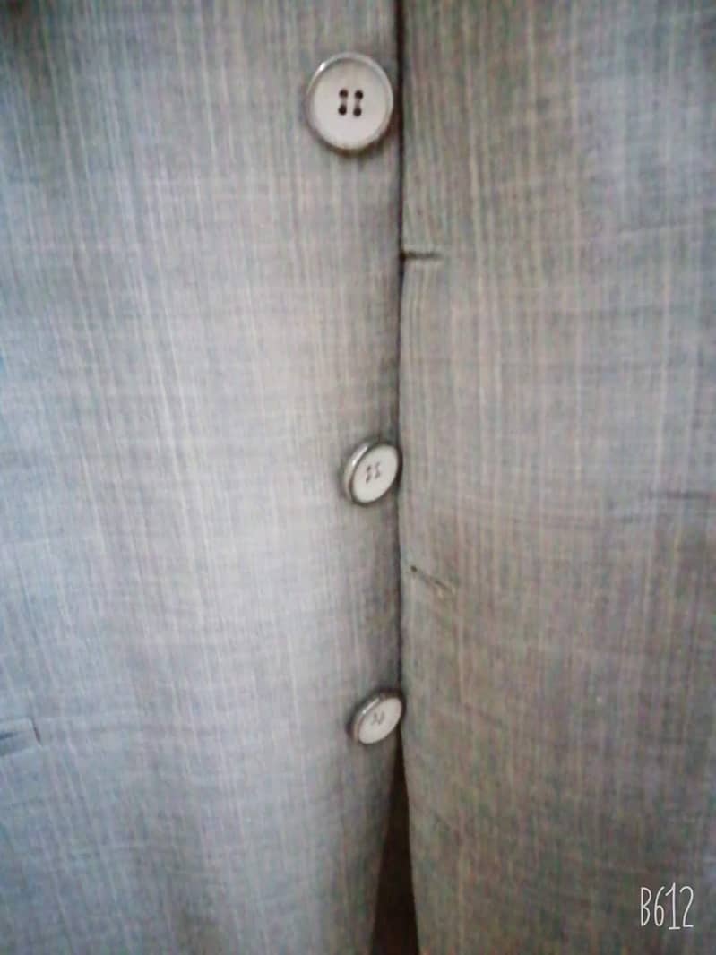 Casual Pent Coat Formal 2 piece Grey Color 3 button 2