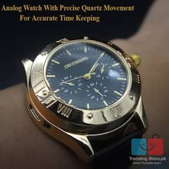 Wrist Watch with Lighter Carved Dial Quartz Watch Luxury Wrist Watch
