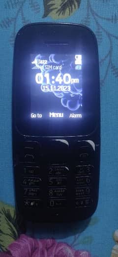 Nokia 105  Dual Sim for sale urgent battery khrab ha
