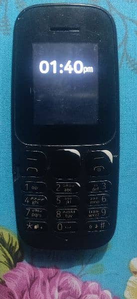 Nokia 105  Dual Sim for sale urgent battery khrab ha 1