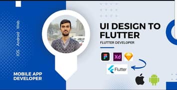 mobile app developer || Flutter || UI design to Flutter