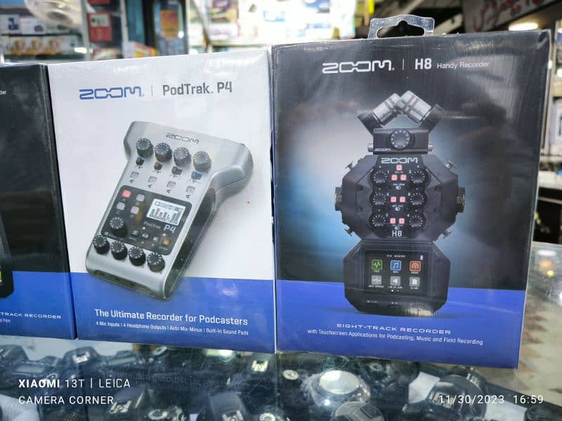 Zoom P4. Zoom H6 Zoom H8 professional Broadcast Accessories 2