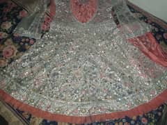 silver and pink frock . . . . urgent sell . .