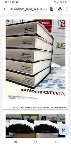 Alkaram Studio Winter Collection Box Packing 0