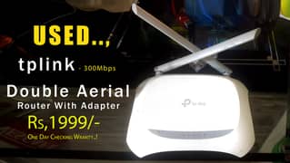 Tplink 300 mbps wifi double anteena router,mtlink,dlink,tenda switche