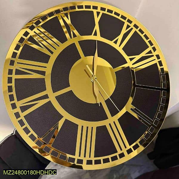 Roman Number Acrylic Wall clock  . (Free Delivery) 1