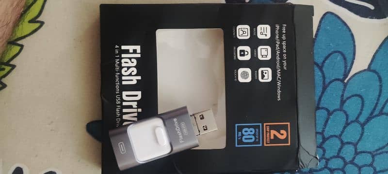 Flash drive 4 in 1, Usb to sata, hdmi, type c, micro sd, printer 0