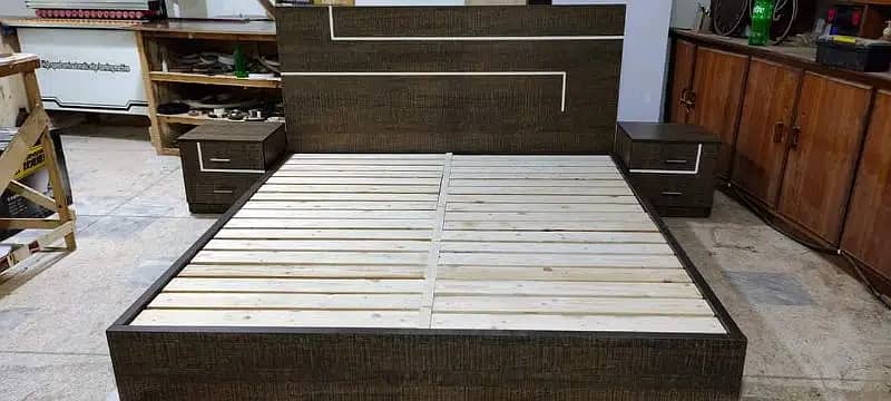 Wooden Bed /Bed dressing table/Bed set/Bed/King size /furniture3/mdf 8