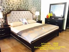 Solid wood Frame Bed Set on Whole Sale price