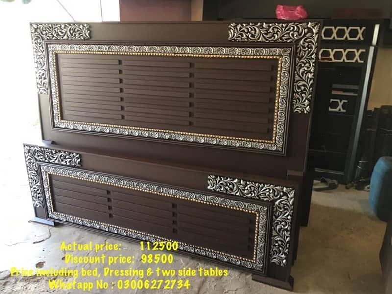 Solid wood Frame Bed Set on Whole Sale price 13
