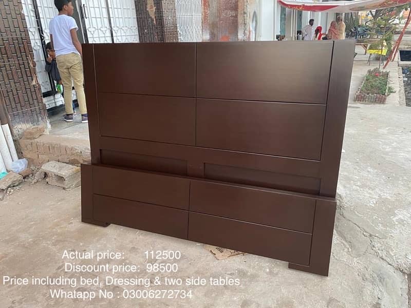 Solid wood Frame Bed Set on Whole Sale price 18