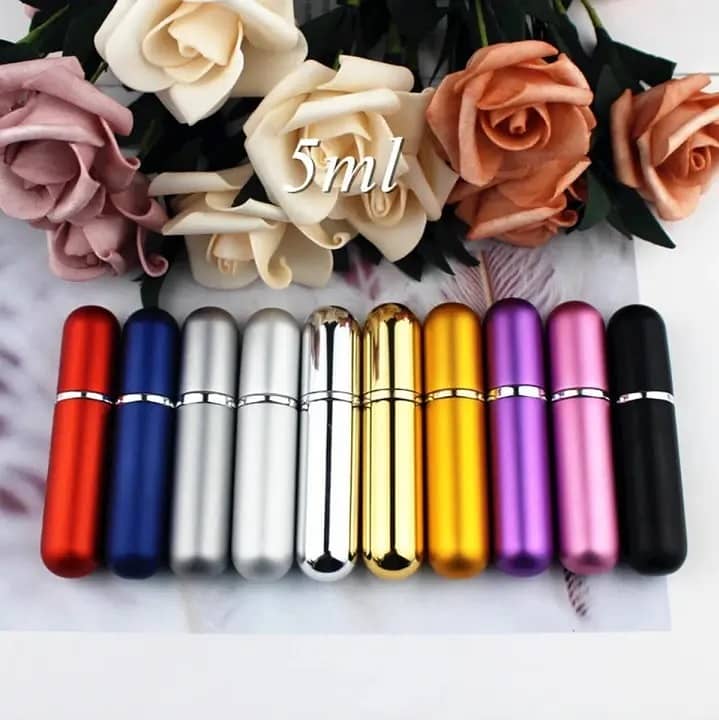 Perfume Refillable Atomizer Spray Bottles (5ml) Purse, Pocket Luggage 0