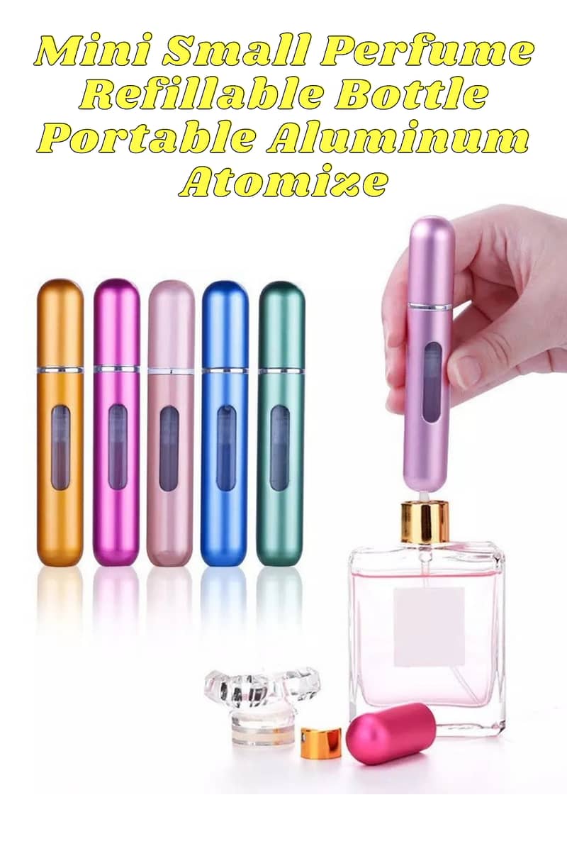 Perfume Refillable Atomizer Spray Bottles (5ml) Purse, Pocket Luggage 4
