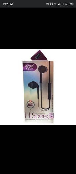 New XZS Super Bass  X-68 Stereo Earphones Handsfree 0