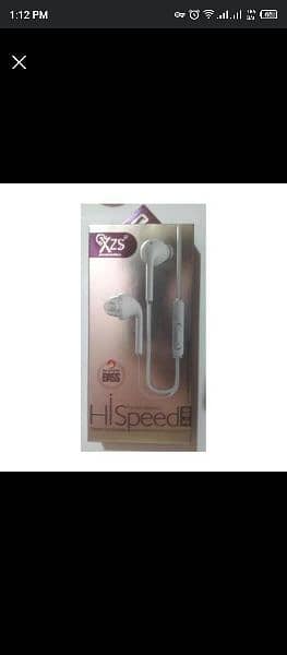 New XZS Super Bass  X-68 Stereo Earphones Handsfree 1